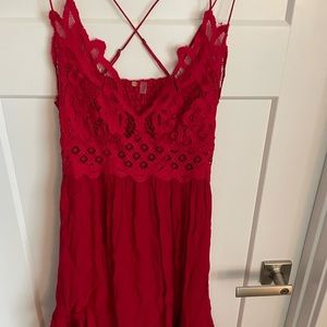 Adorable red dress size large